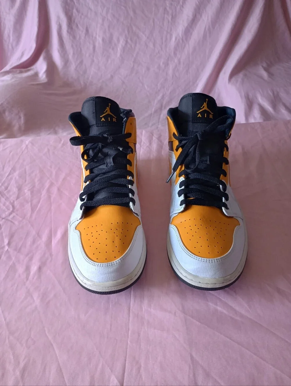 Size 13 - Air Jordan 1 Mid University Gold